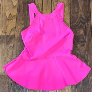 SCOBE / Hot Pink Peplum / Small